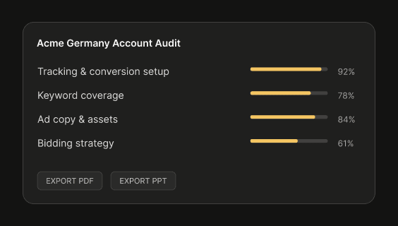 Audit accounts