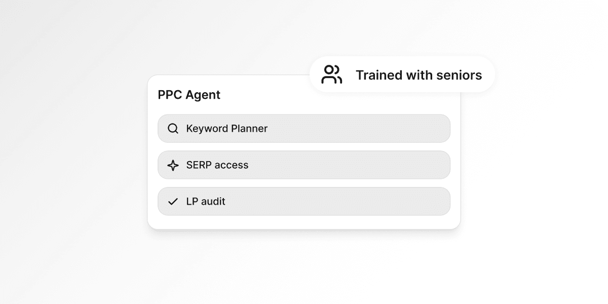 PPC expertise baked in